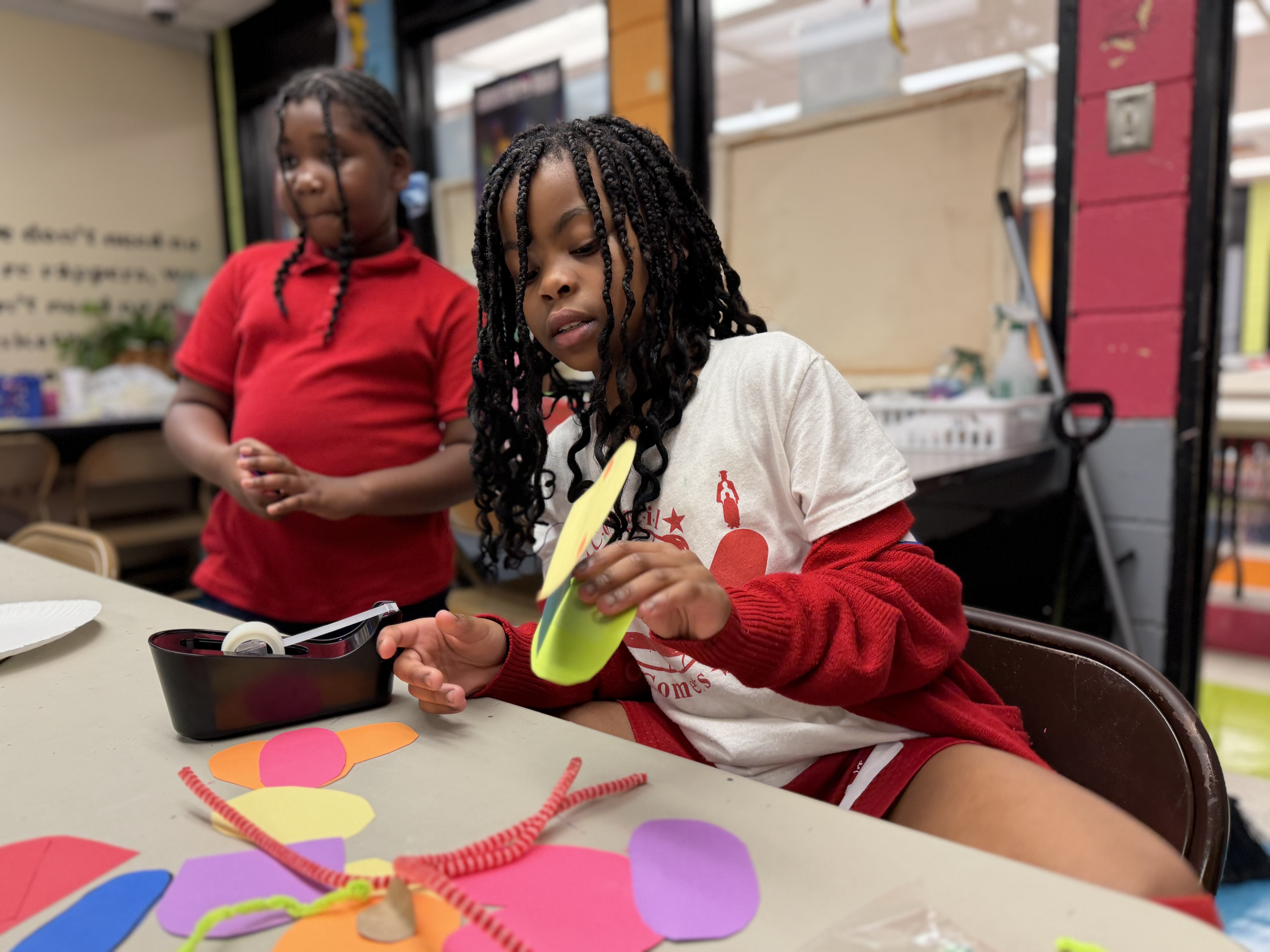 Club members participating in activities at Kiwanis Branch
