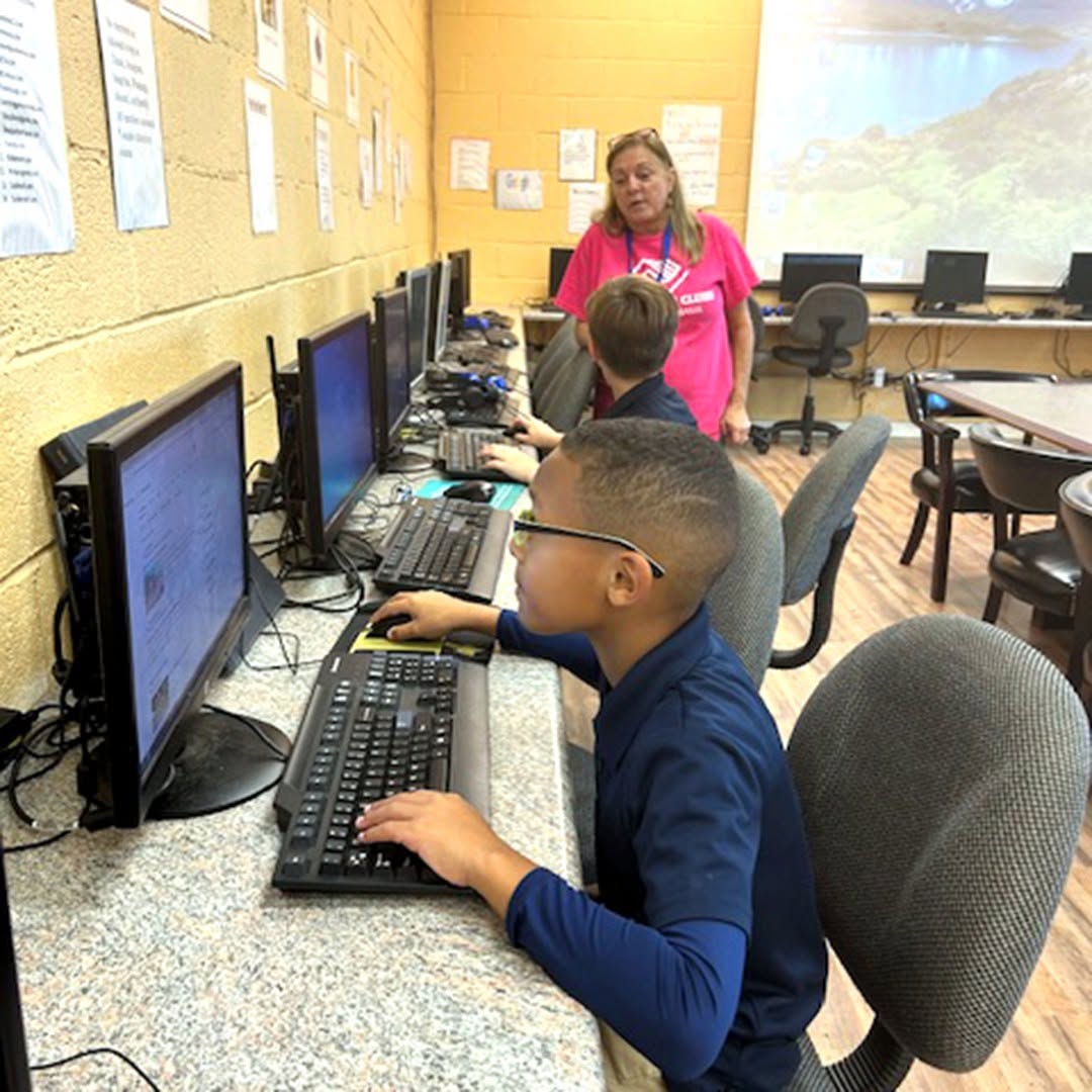 Club members participating in activities at Semmes Branch
