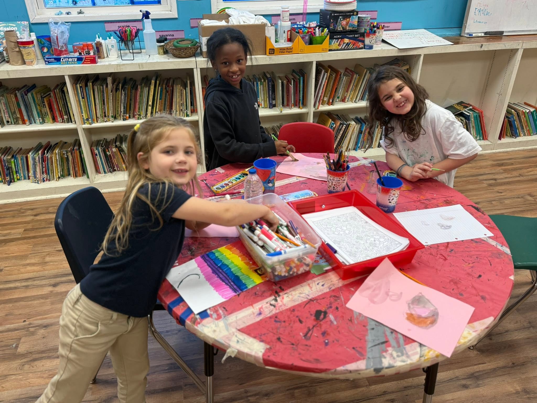 Club members participating in The Arts
