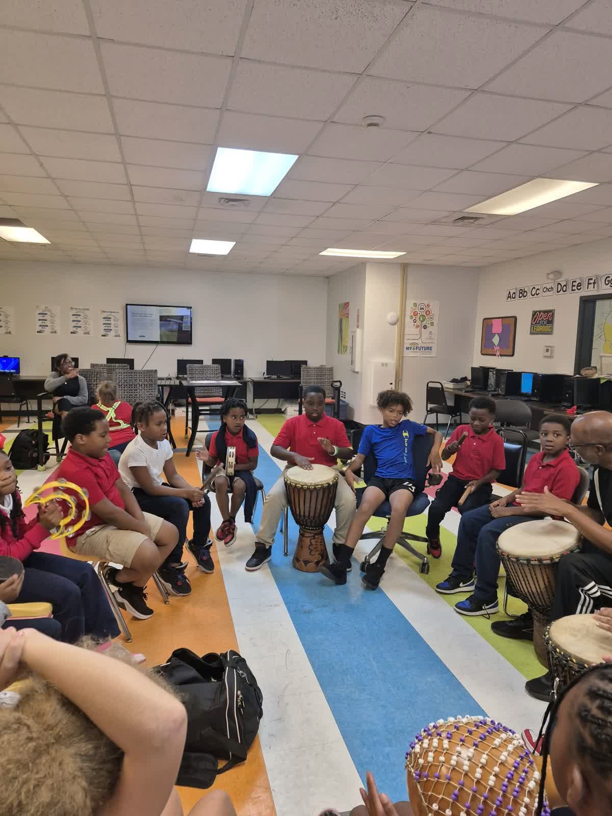 Club members participating in The Arts