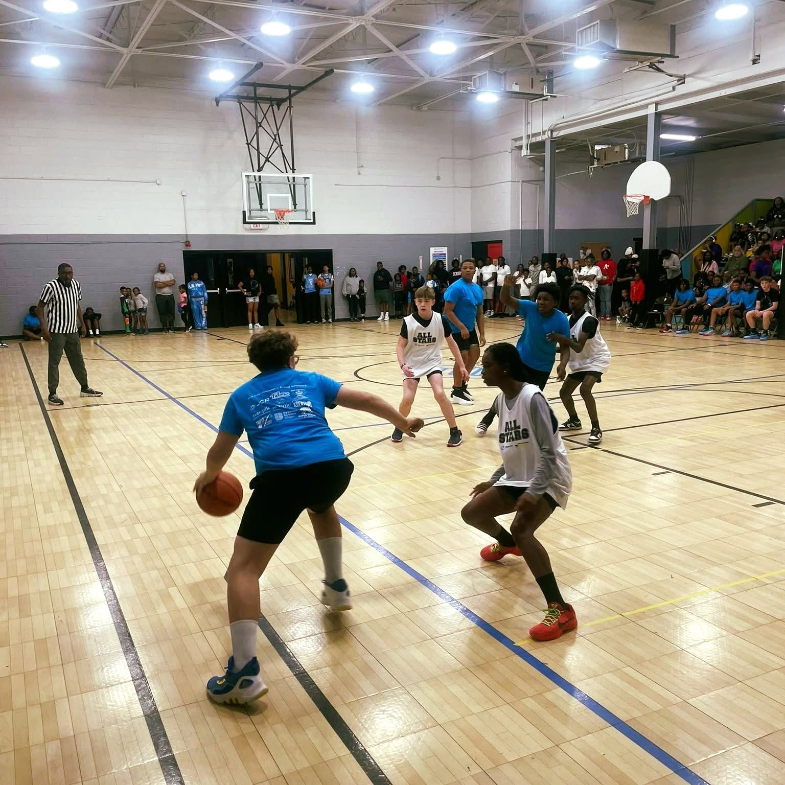 Club members participating in healthy activities
