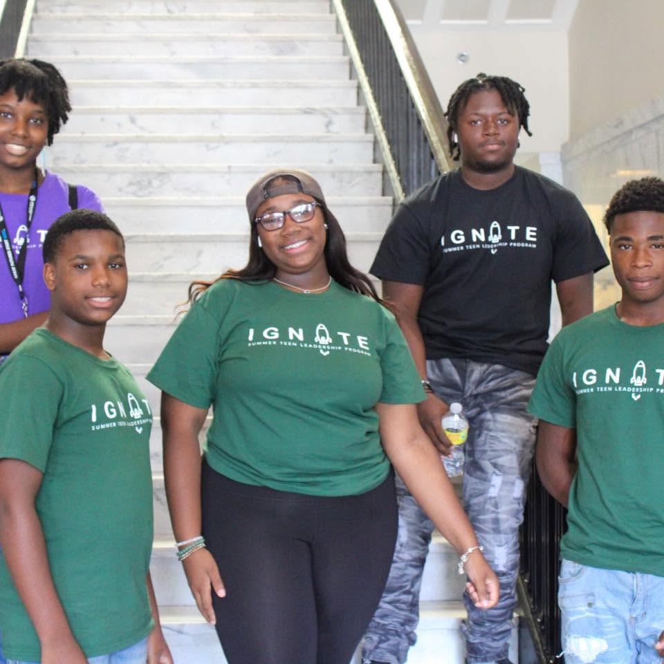 Club members participating in Ignite Teens