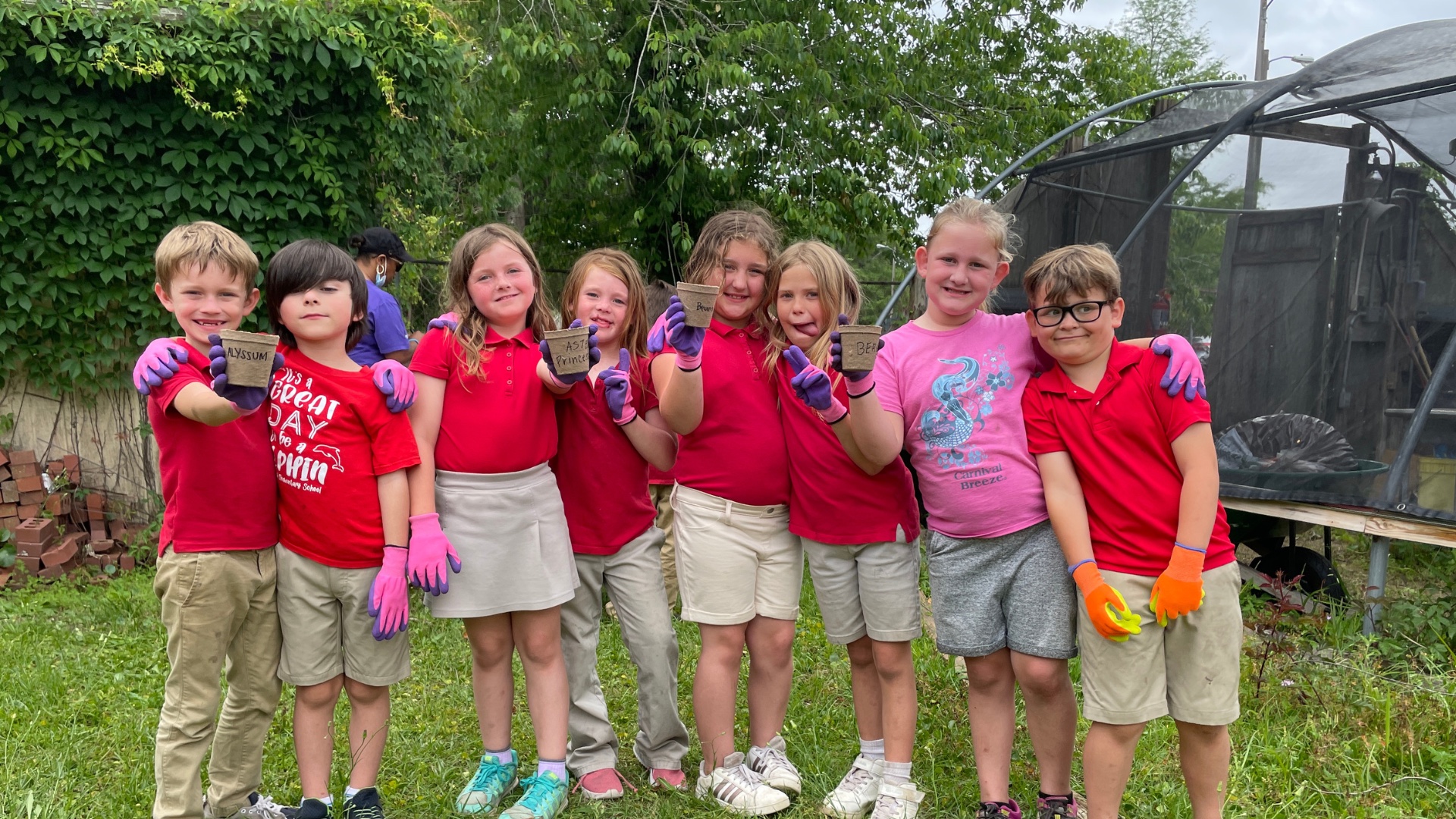 Club members taking part in activities